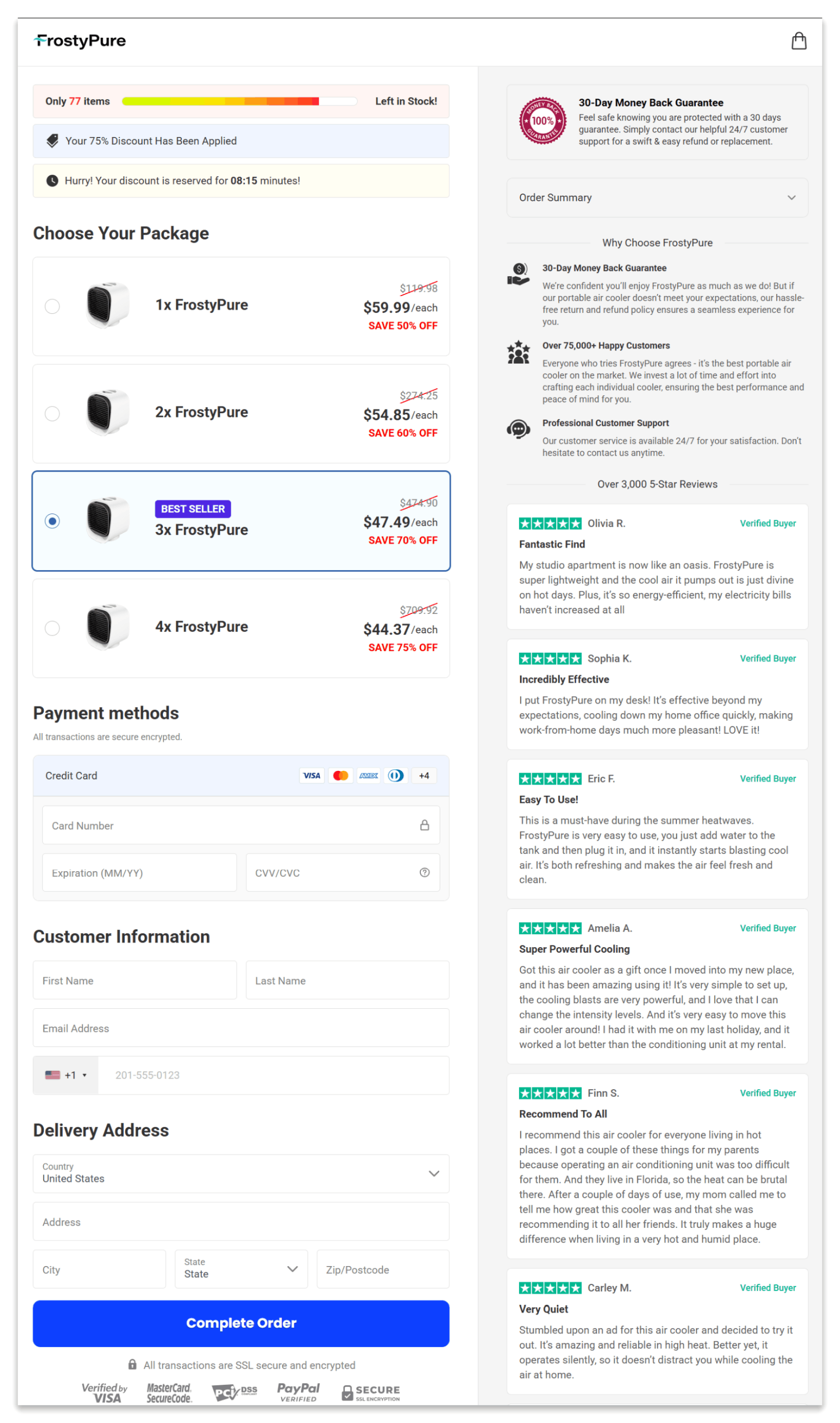Eco Fuel Secure Checkout Page